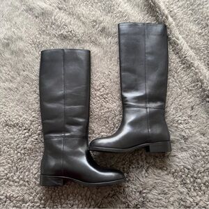 New Zara Leather boots